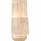 Ekena Millwork Eugene Smooth Timber Gable Bracket, Douglas Fir, 48"W x 12"H x 5 1/2"D x 5 1/2"F, 6/12 Pitch GBW048X12X0606EUG00SDF - alternate 2